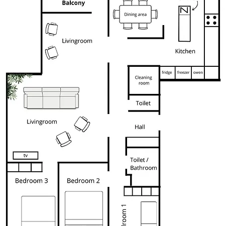 Luxury Penthouse In Center Rovaniemi